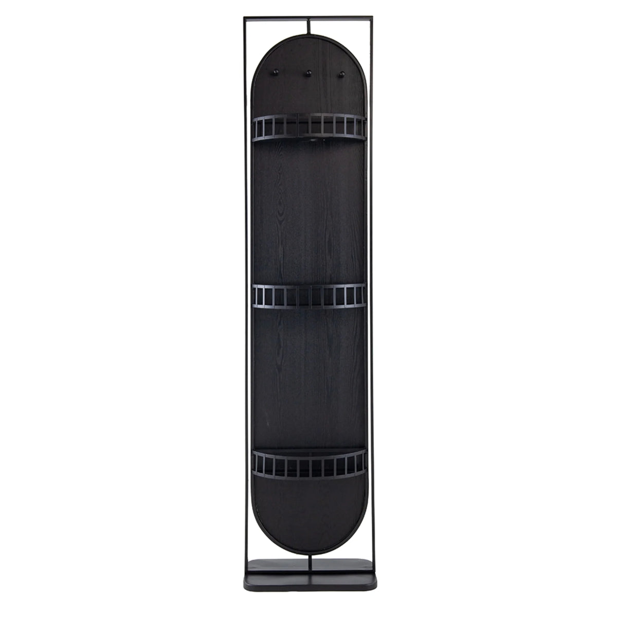Black Rectangular Full Length Stand Mirror E897