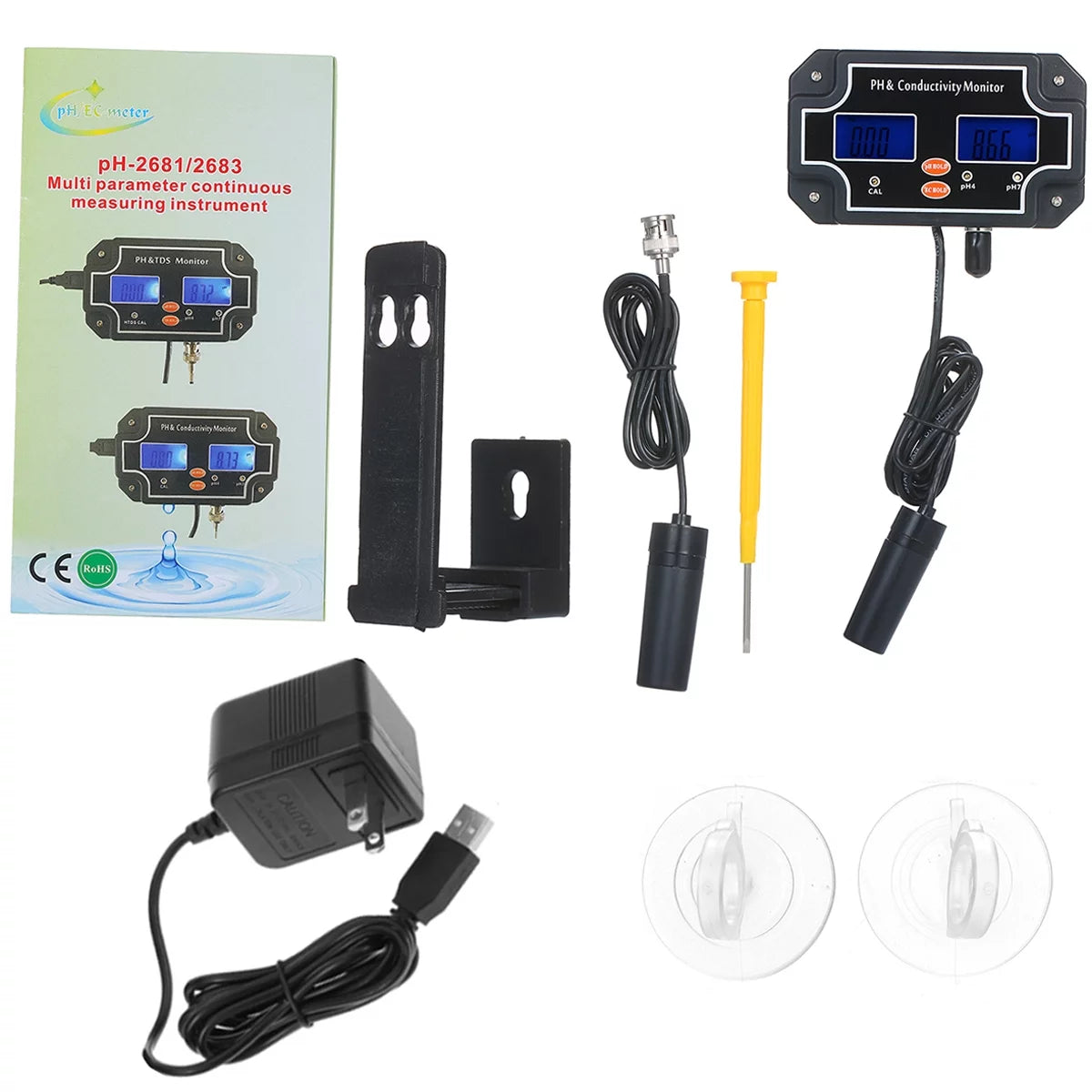 2 in 1 Waterproof Double Display Tester O304689