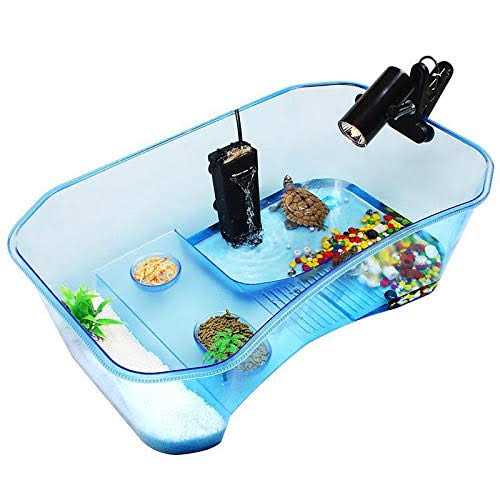 Turtle Tank Aquarium with Platform Plants N331359