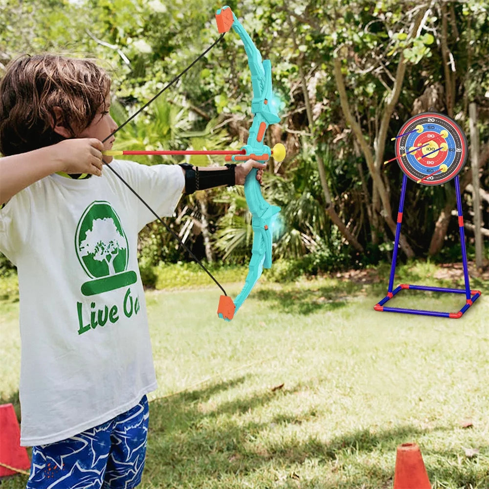 Bow and Arrow Kids Archery Set with 14 Suction Cups Arrows and Target P165