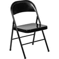 Black Metal Folding Chair F97498