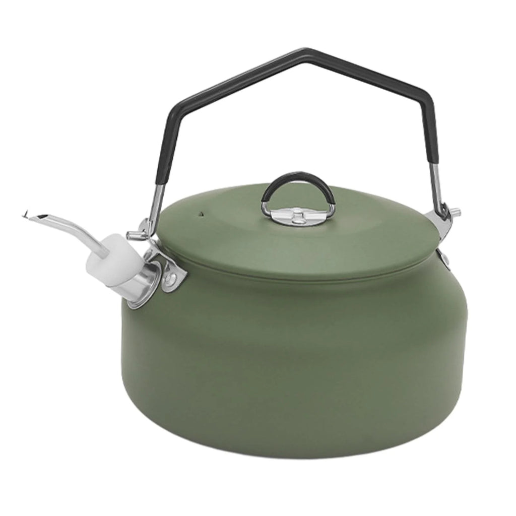 1L Camping Water Kettle Teapot Green U14764