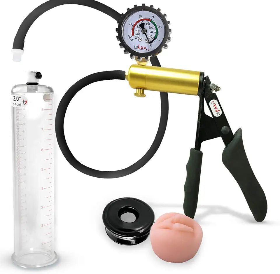 Penis Pump Kit with Silicone Grips and Hose V411