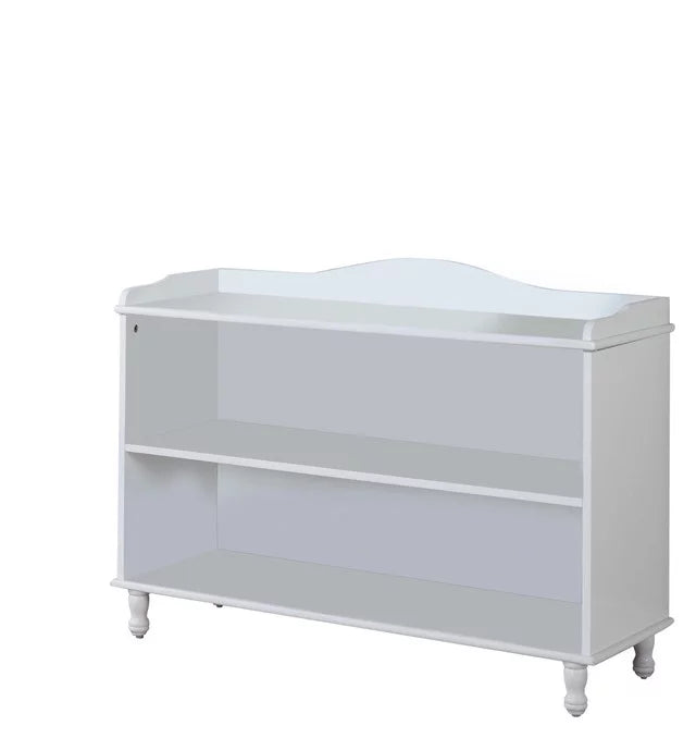 White Wood 3 Tier Kids Bookcase Storage Cabinet R84682