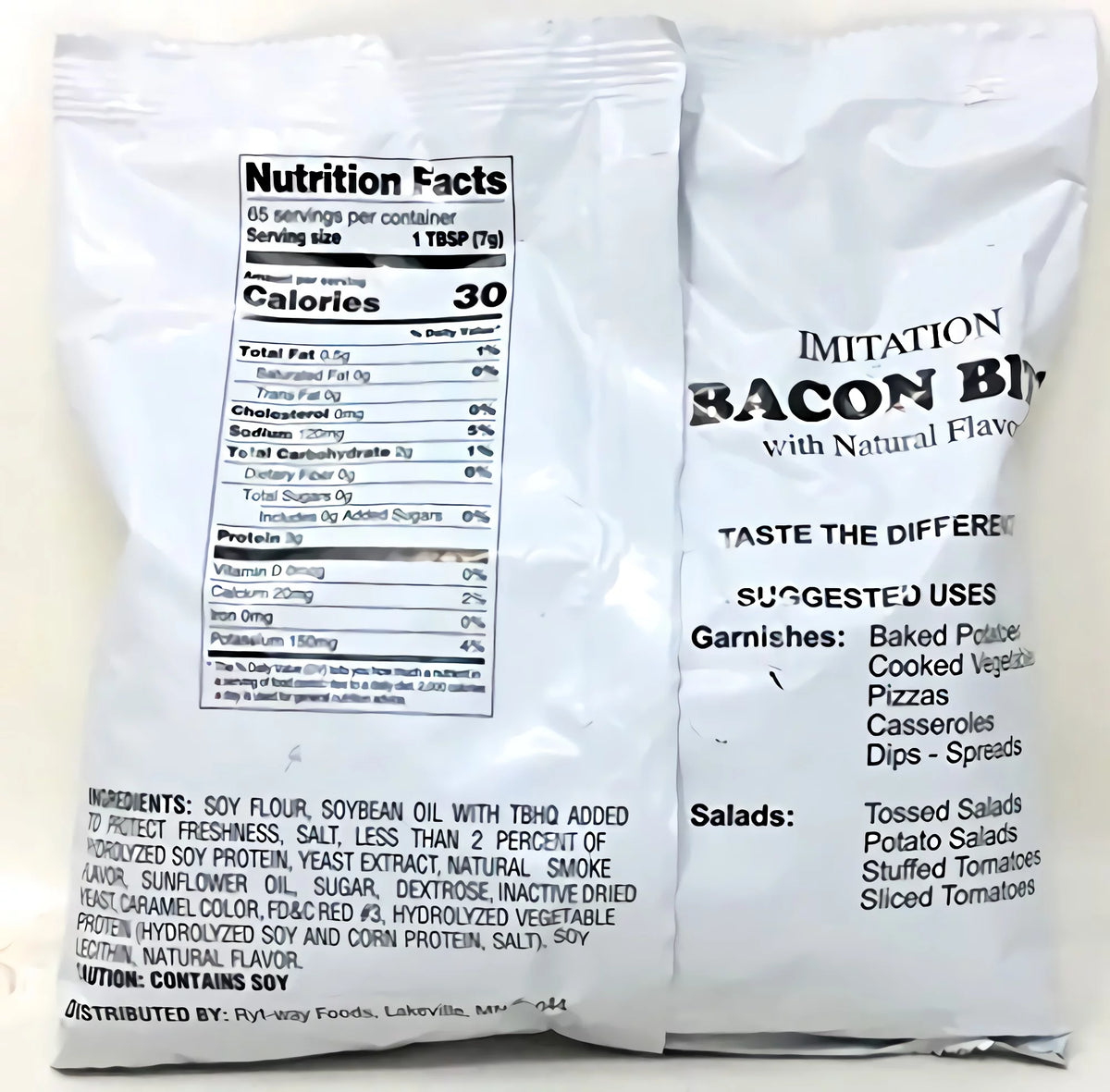 Imitation Bacon Bits 14 Oz Pack of 2 H9376
