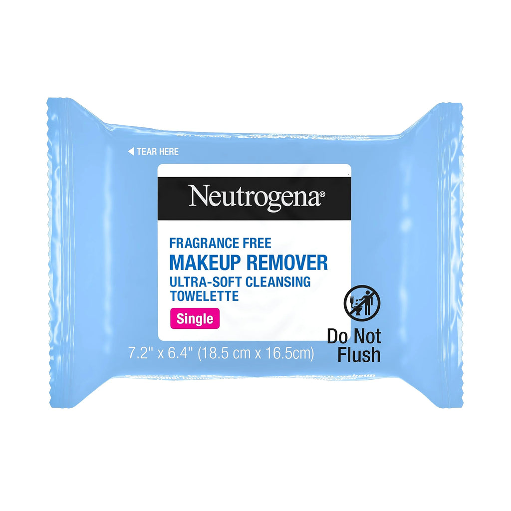 Fragrance-Free Makeup Remover Cleansing Towelette Singles 20 Ct Pack Of 6 M23933