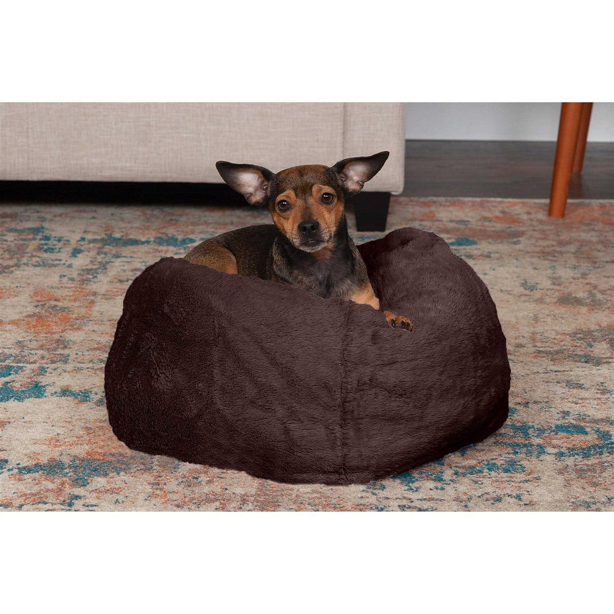 Round Plush Ball Dog Bed T318