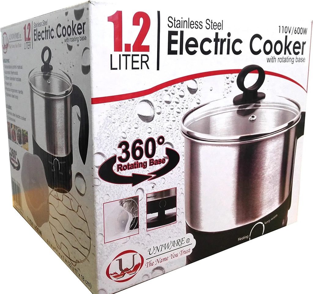 1.2 Liter Stainless Steel Electric Cooker O86862