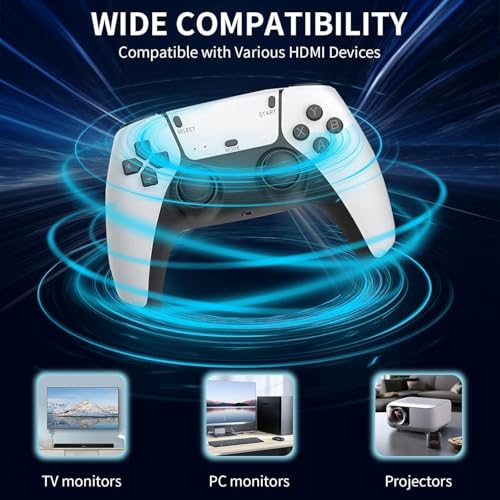 Wireless Retro Game Console Stick 20000+ Classic Games 4K HDMI 64GB Black P7157