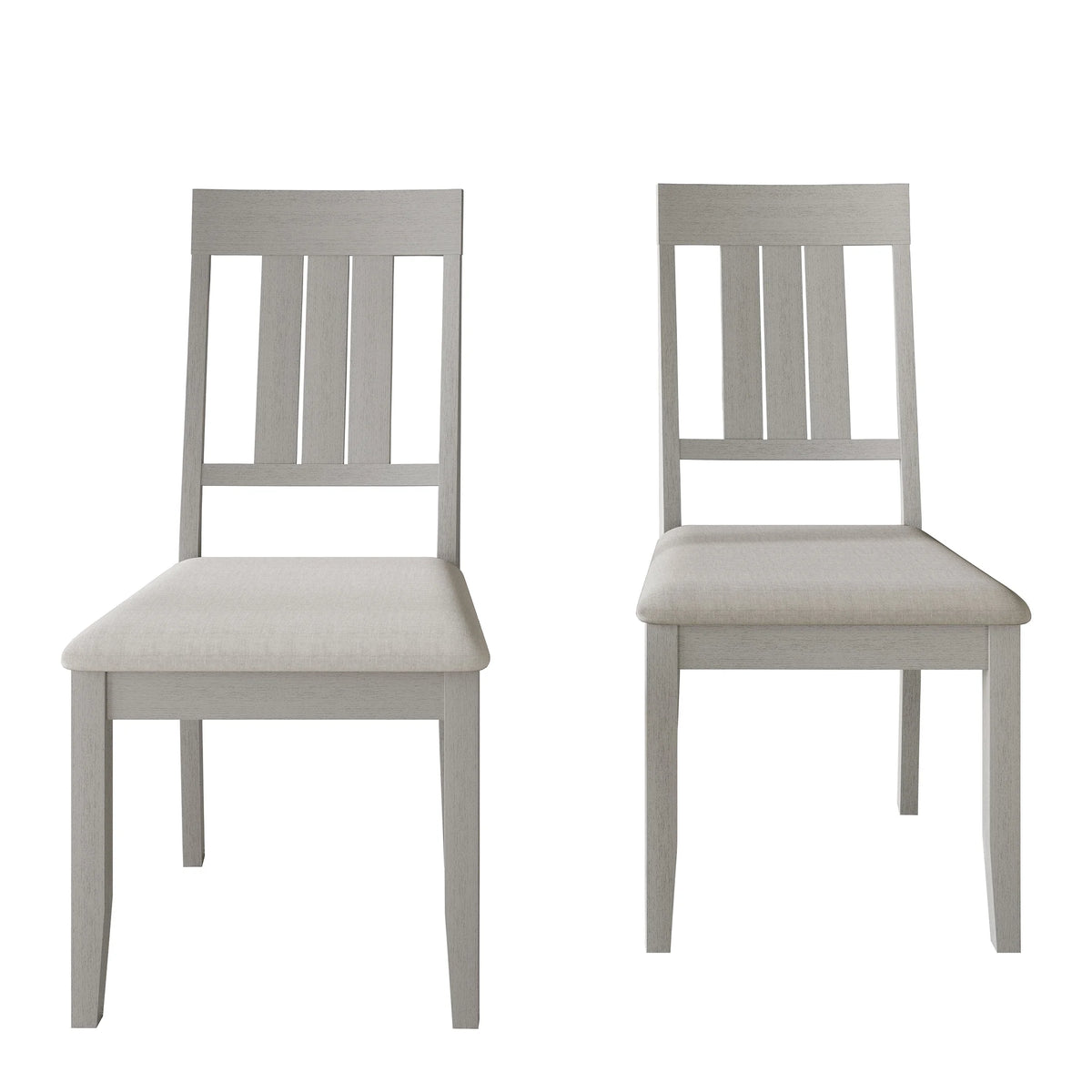 White Wooden Dining Chair Set of 2 P300669