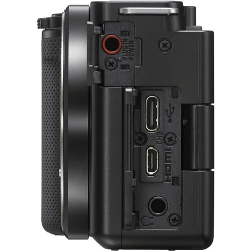 Black Mirrorless Camera with 64GB Memory Card W35676