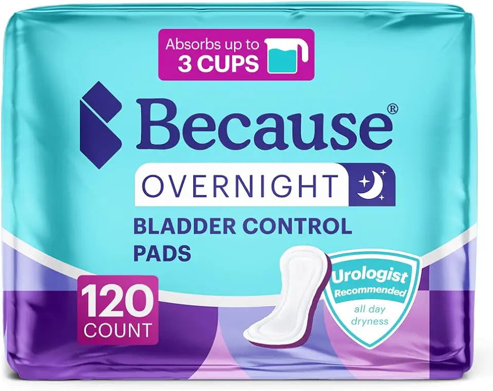 Incontinence Pads for Women Extra Heavy Absorbency Overnight 120 Count H737