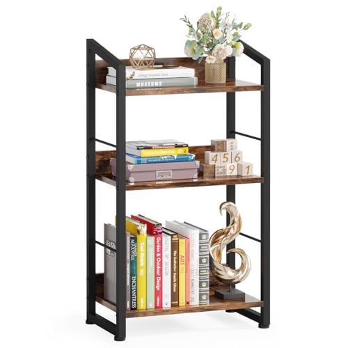 3-Tier Wood Metal Bookshelf E91016