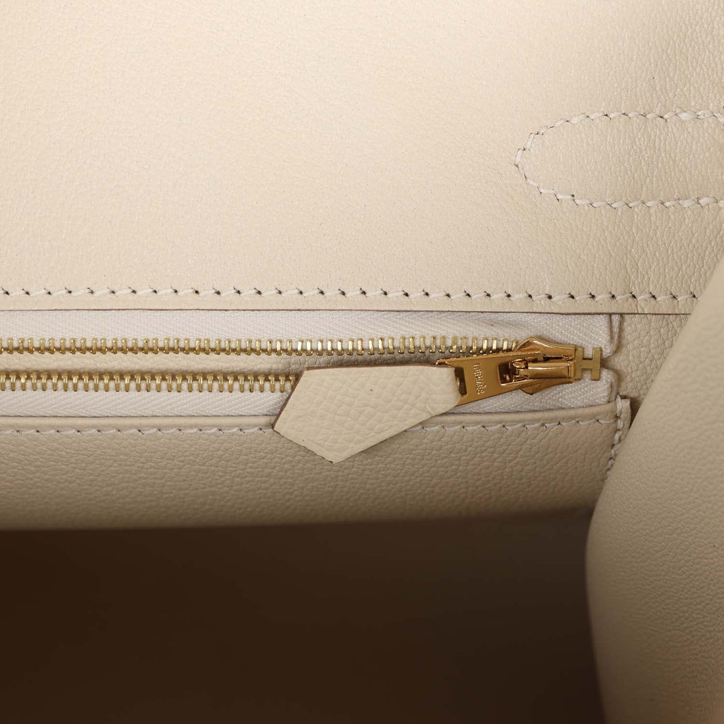 Pre-owned 30 Craie Epsom Handbag V472