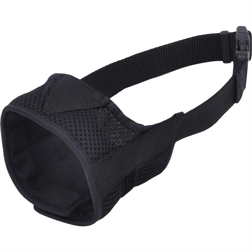 Black Adjustable Dog Muzzle P87613