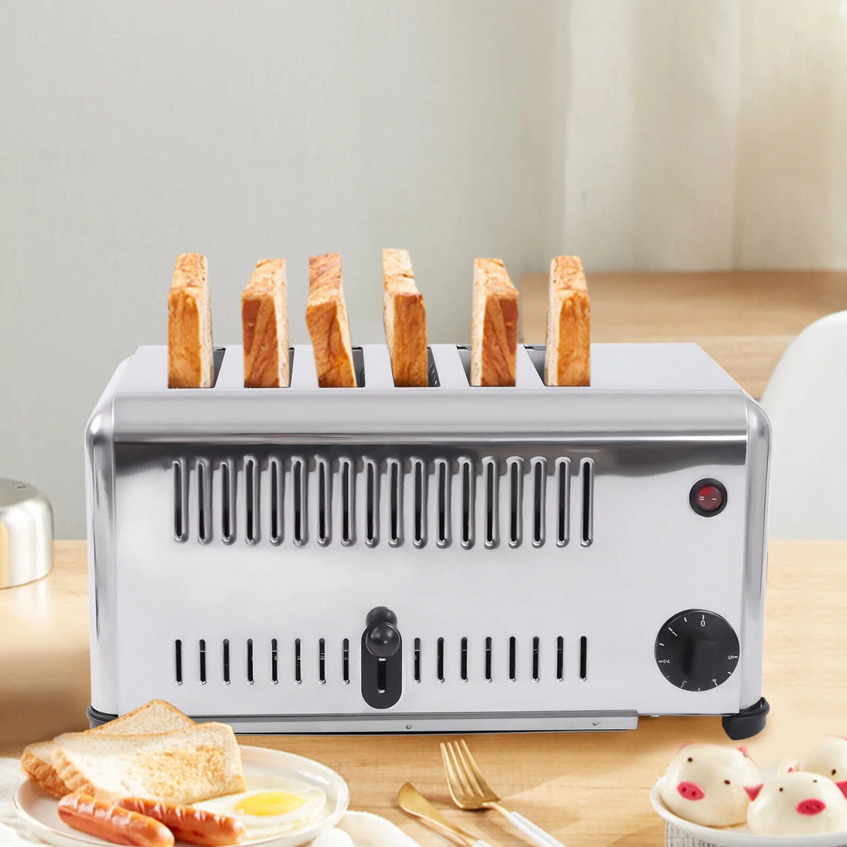 Commercial Stainless Steel Electric 6 Slice Toaster X47478