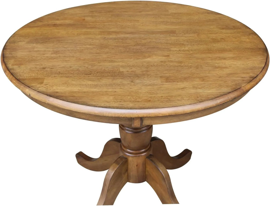 Round Top Pedestal Table Z665