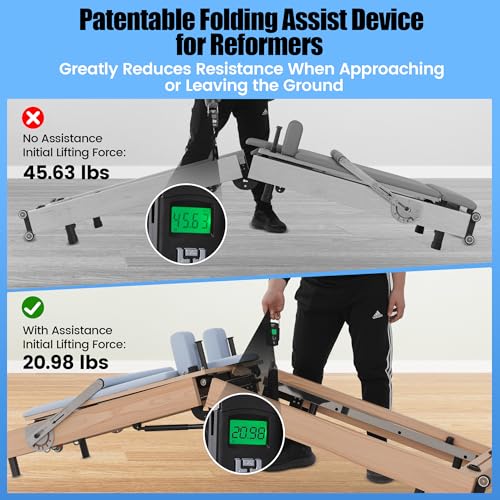 Aluminum Pilates Reformer Machine with Jump Box K51260