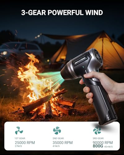 Cordless Electric Air Duster 28.22OZ 3-Gear Adjustable C77562