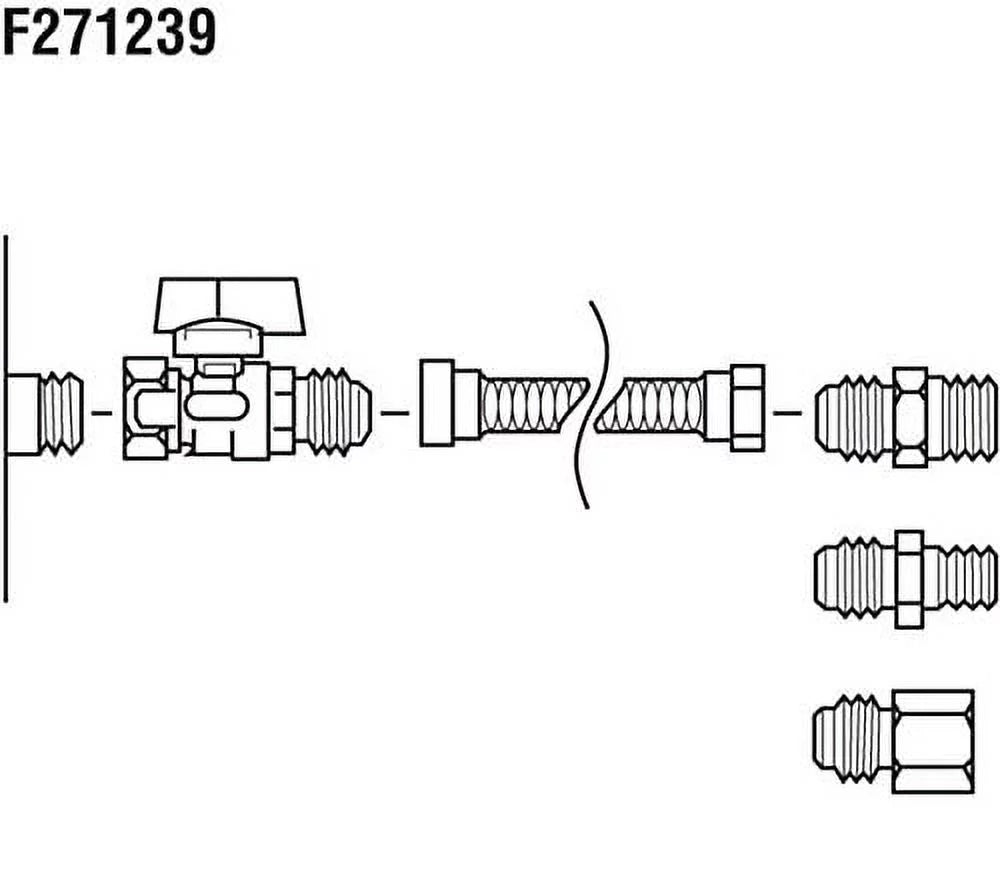 Universal Gas Appliance Hook-Up Kit A687078