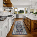 Multicolor Geometric Runner Rug 2'7" X 10' U5527