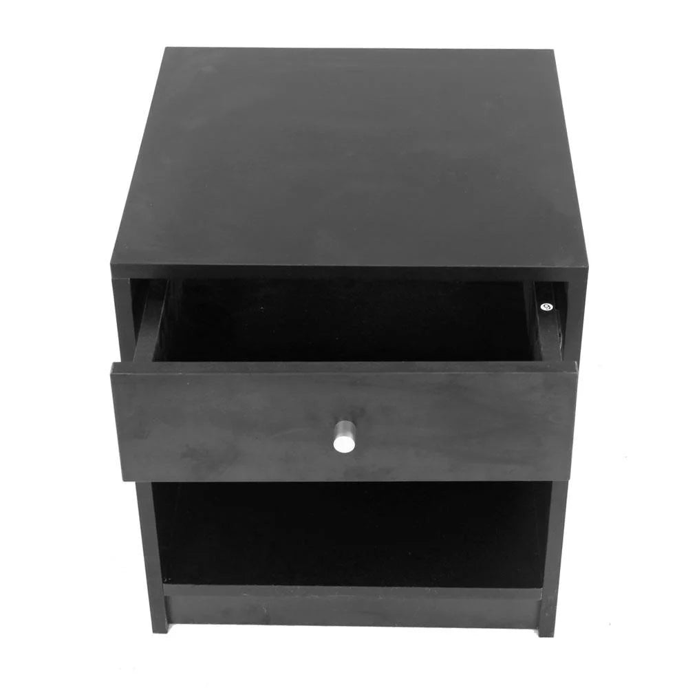 Black Nightstand End Table T381276