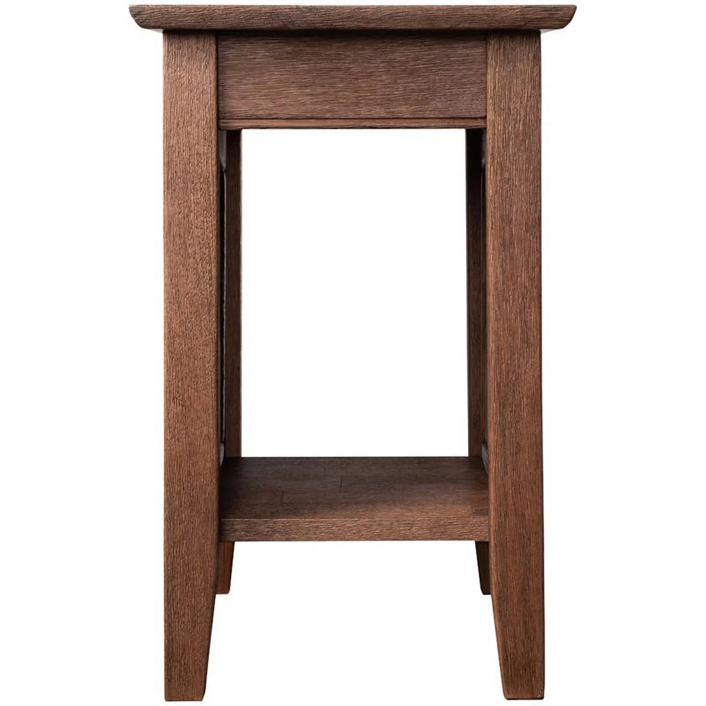 2 Piece Wood End Table Set in Burnt Amber A987605