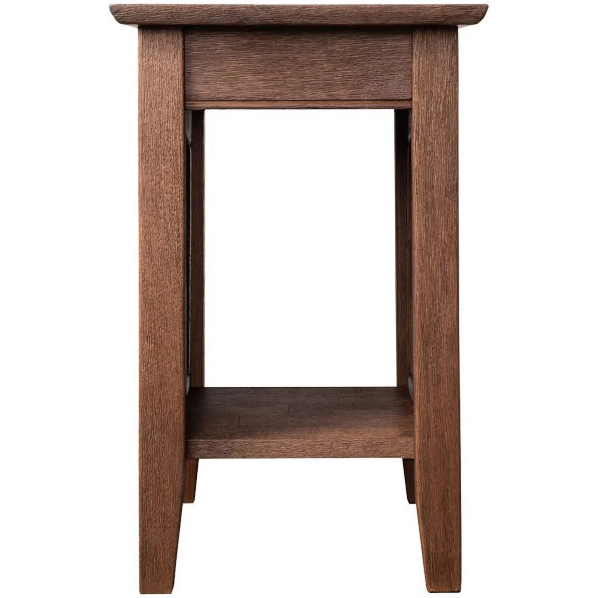 2 Piece Wood End Table Set in Burnt Amber A987605