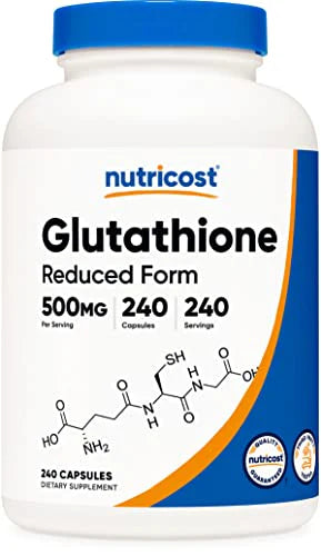 Glutathione Capsules 500mg, 240 Capsules G224971