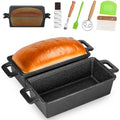9 x 5 Inch Cast Iron Loaf Pan with Lid I15833