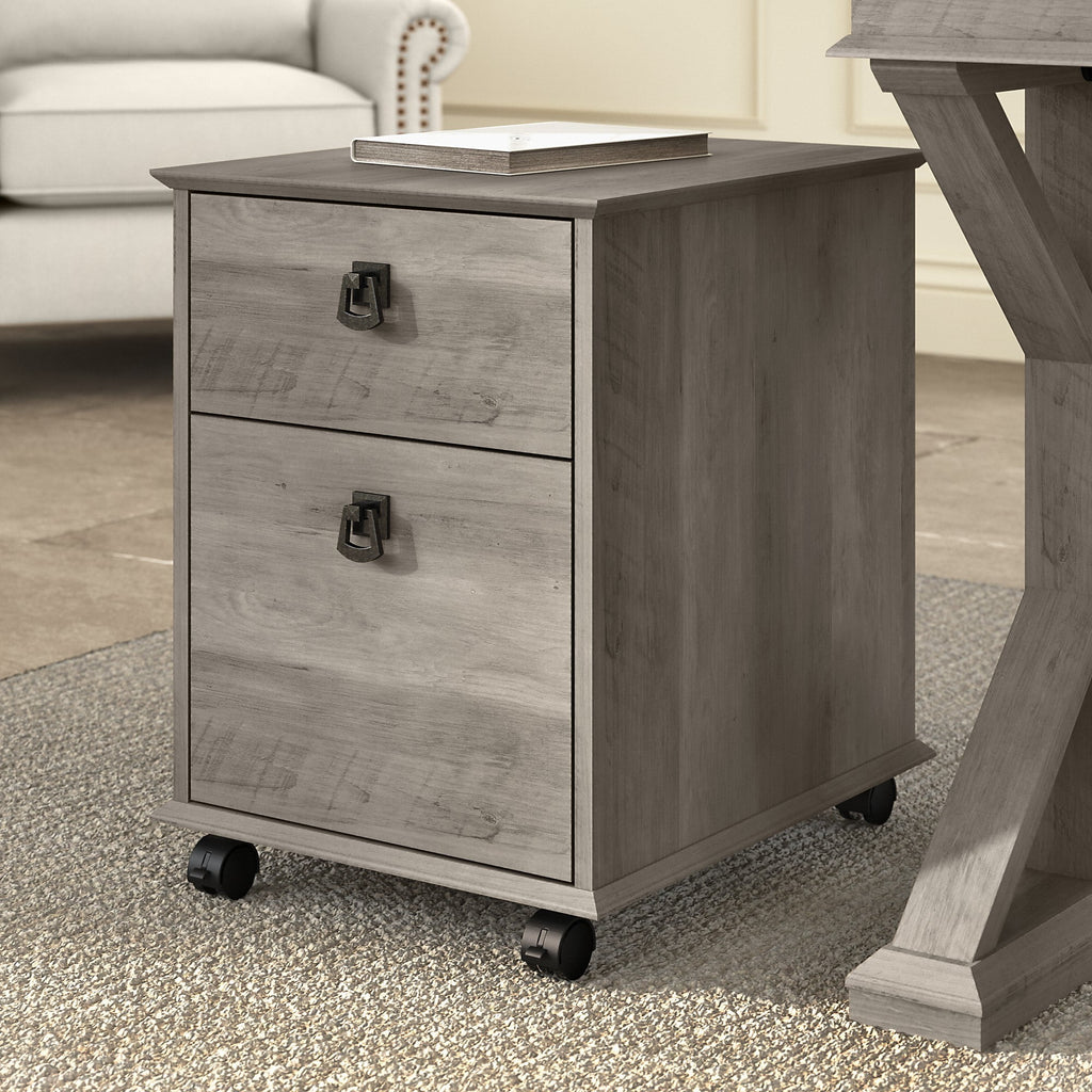 Driftwood Gray Mobile Cabinet U559
