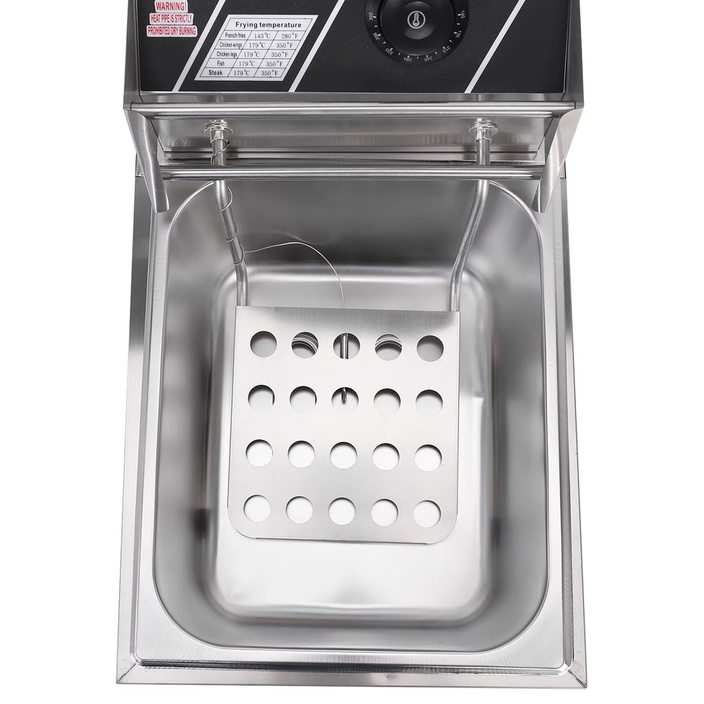 2500W Stainless Steel Deep Fryer with Basket Z39146