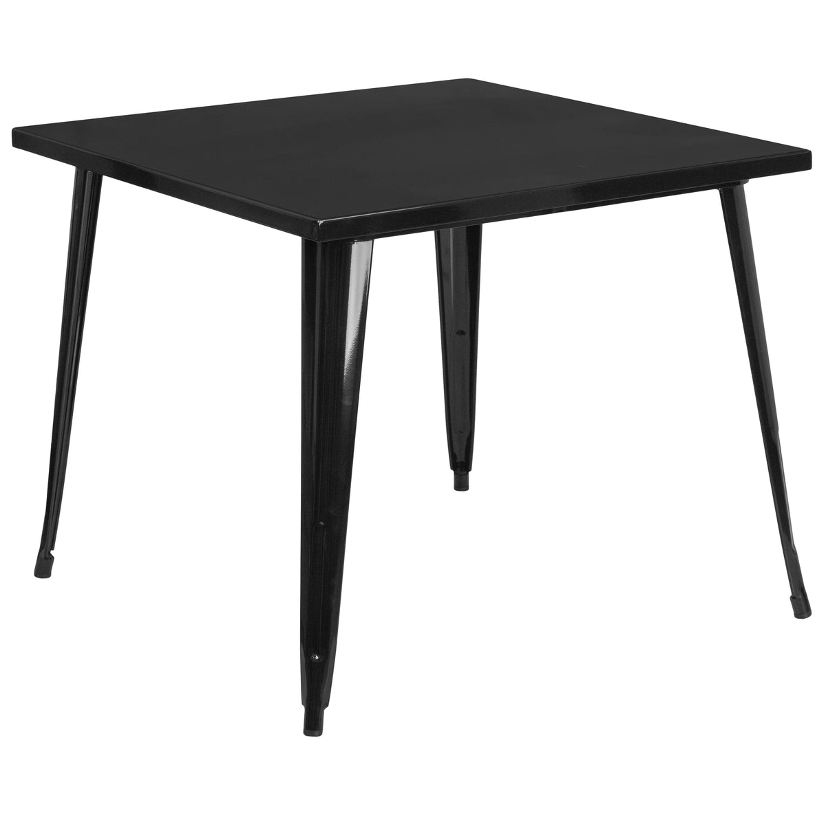 Black Metal Indoor-Outdoor Table U348