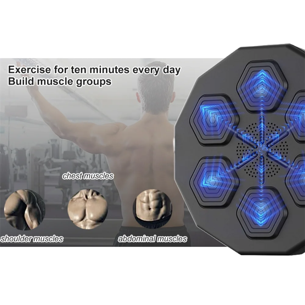 Wall Mounted Music Boxing Machine with 2 Pairs of Boxing Gloves B74349