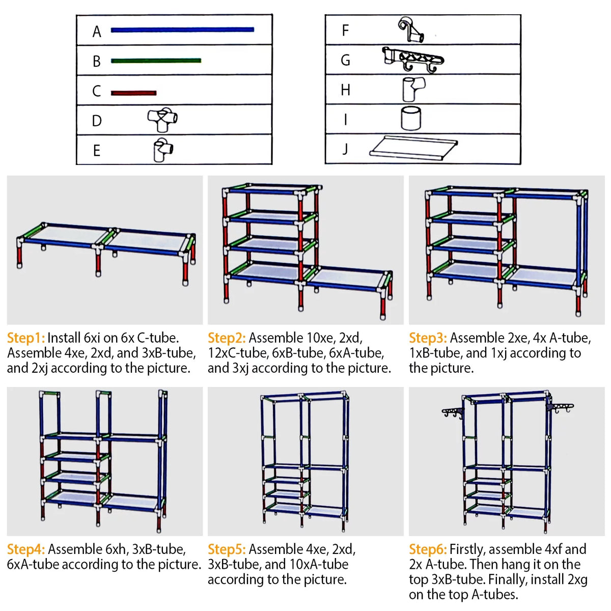Heavy Duty Freestanding Clothing Rack Black P66525