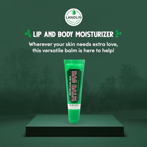 Bag Balm Skin Moisturizer Gift Box 0.33oz 4 Pack Lip Balm Tubes X70443