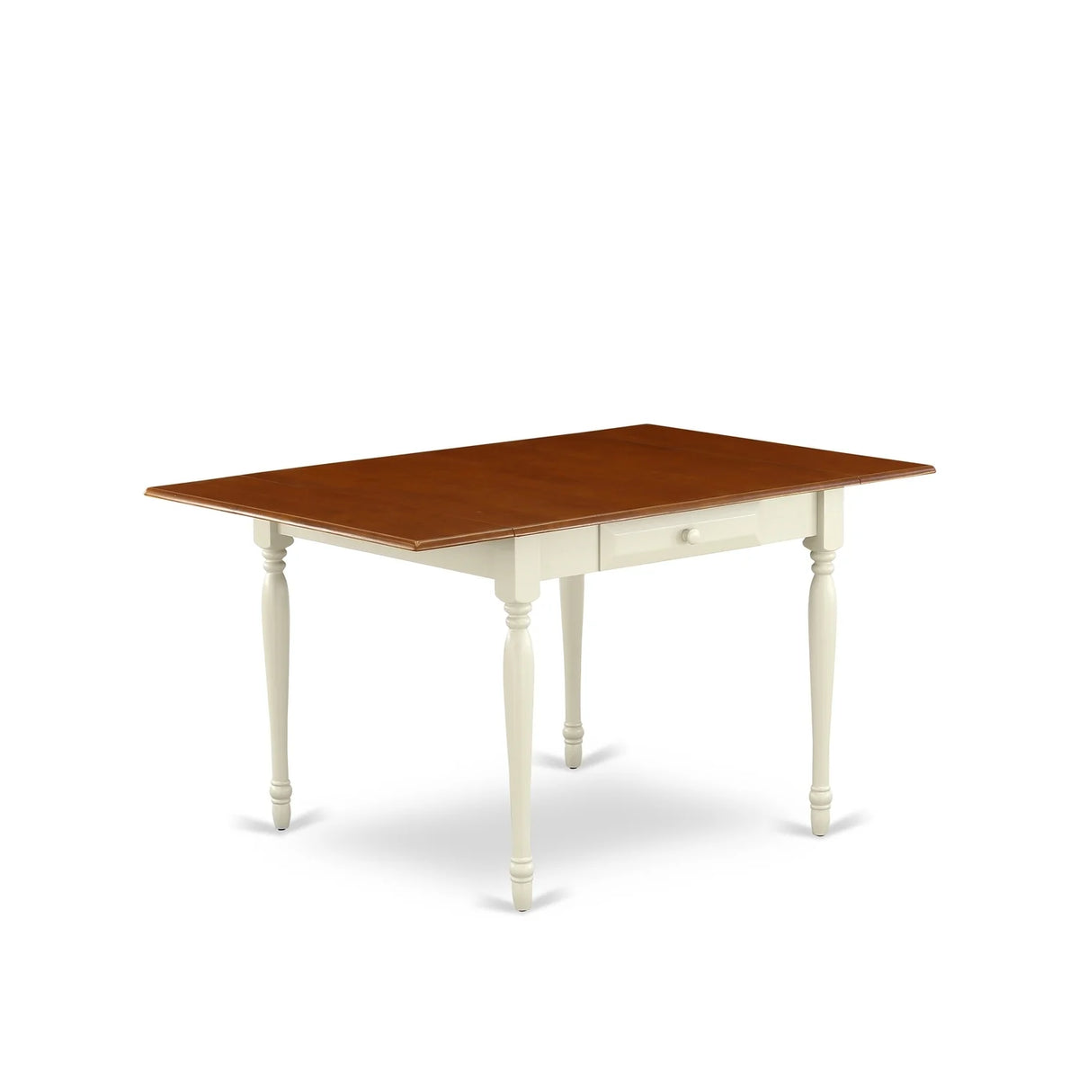 5 Pieces Solid Wood Drop Leaf Kitchen Table Set Q15124