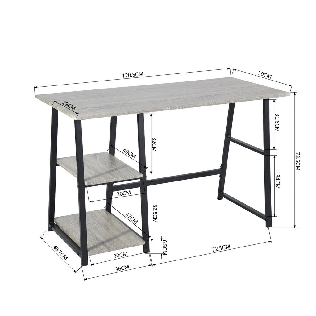 Office Desk With 2 Storage Racks B655