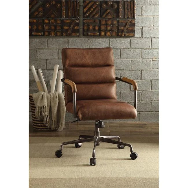 Brown Top Grain Leather Executive Office Chair P215975