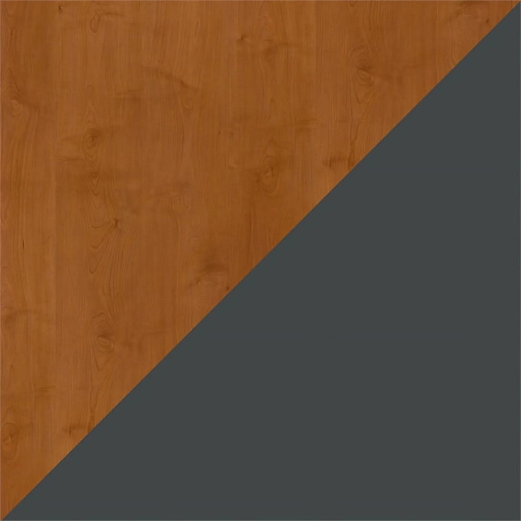 60" Transitional Wood Desk with Drawers in Cherry J720