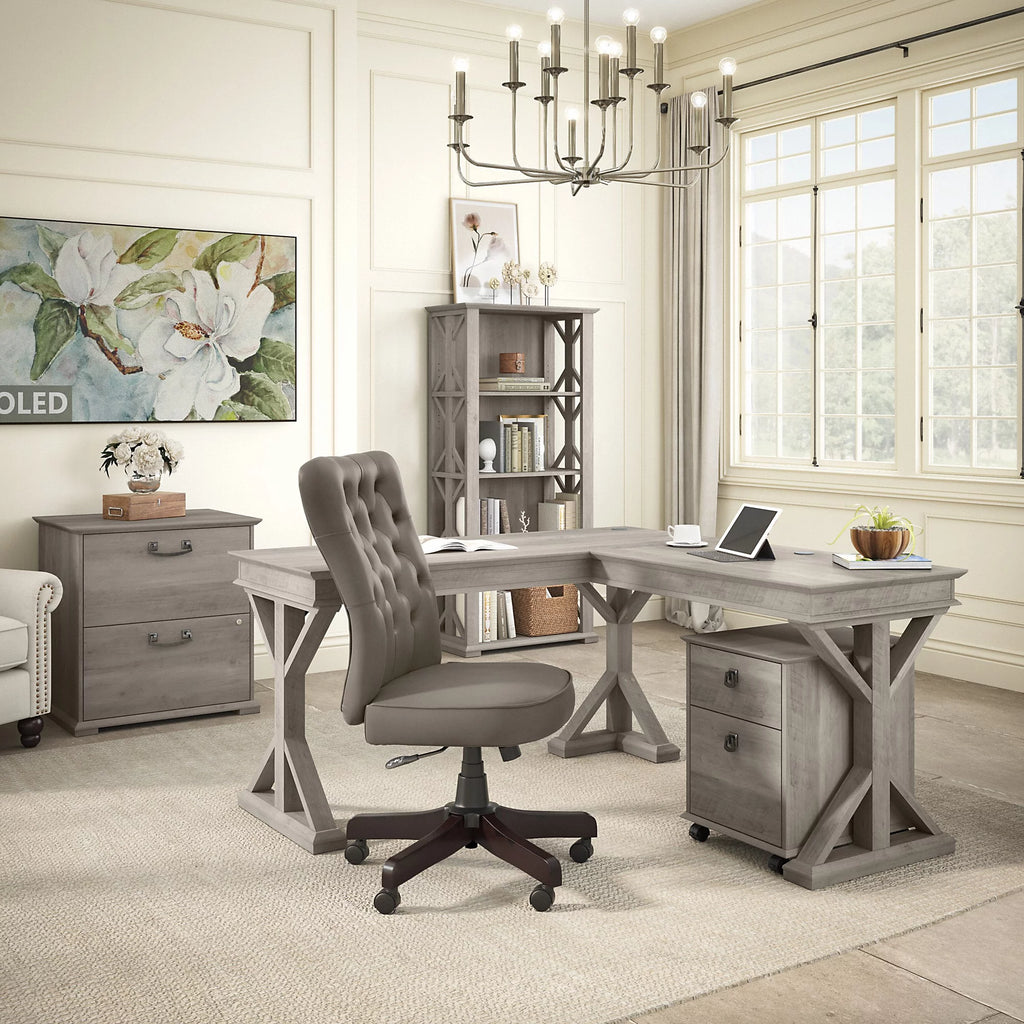 Driftwood Gray Mobile Cabinet U559