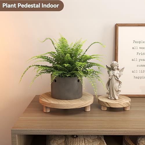 3 Pcs Wood Plant Stand Indoor Outdoor N69997