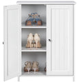White Free Standing Wooden Shoe Storage Cabinet R888