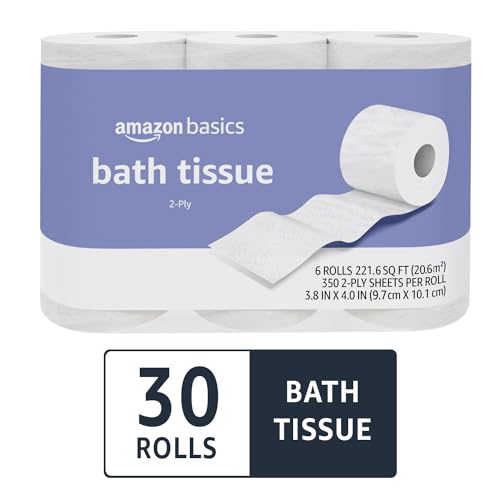 2-Ply Unscented Toilet Paper, 30 Rolls Z903
