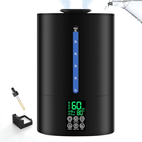 6L Cool and Warm Humidifiers Black H6234