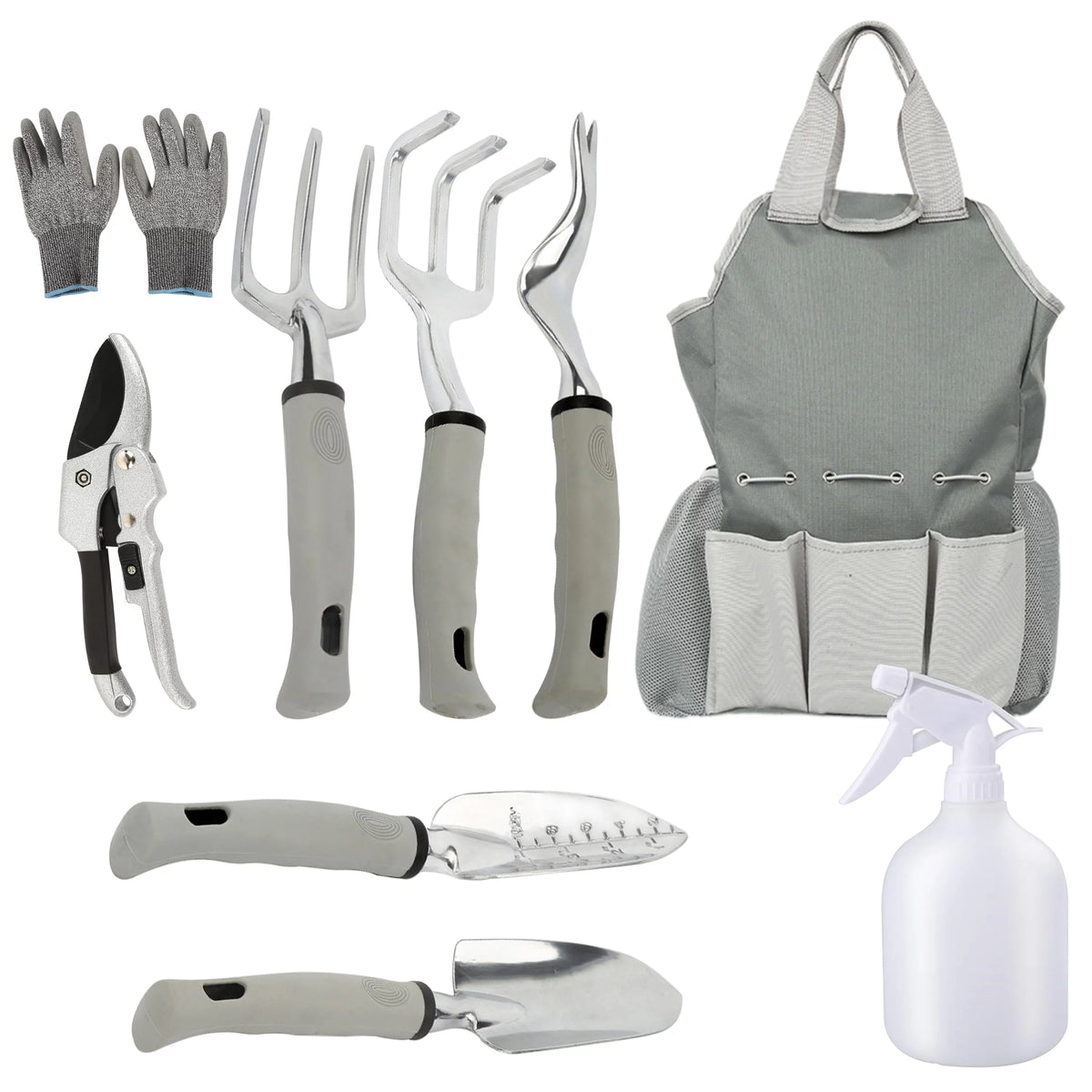 Aluminum Alloy Garden Tool Kit with Storage Tote Bag A310