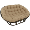 Solid Spun Polyester Double Papasan Cushion G6461