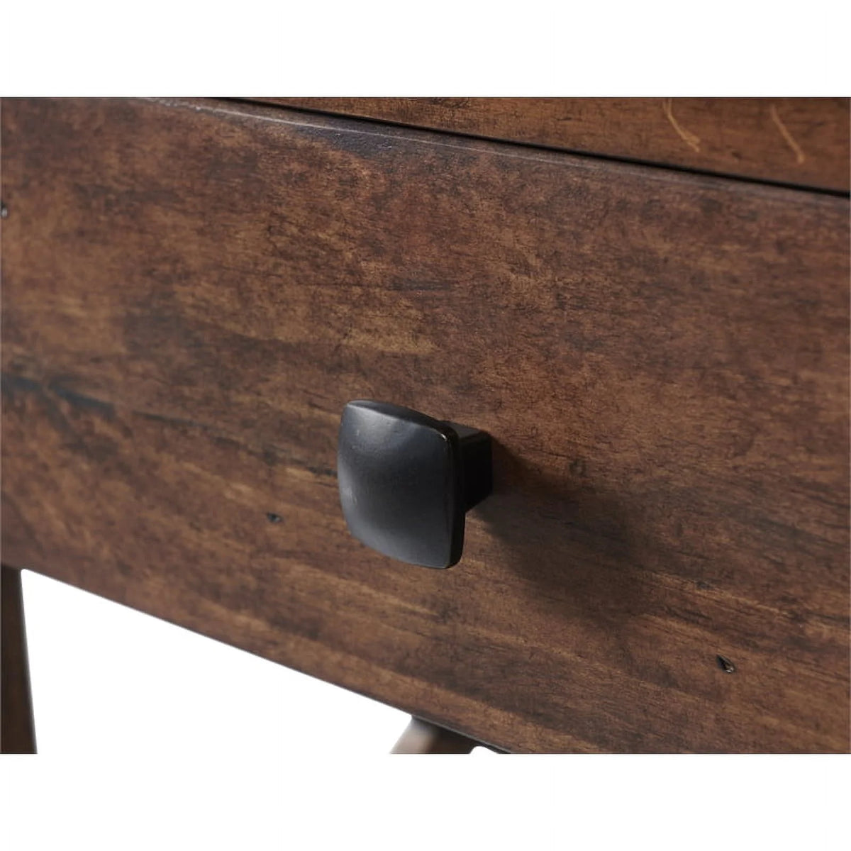 21" Square Wood End Table with Drawer Set of 2 I4928