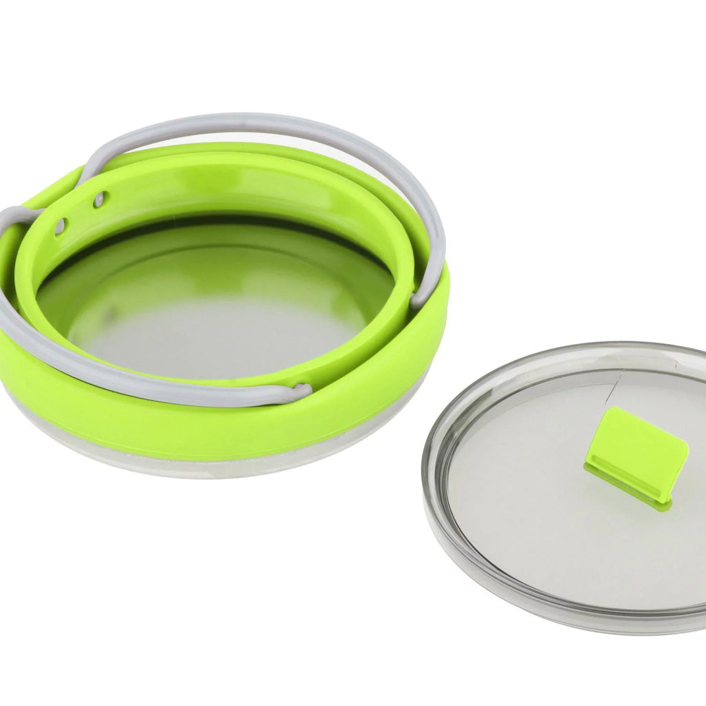 Foldable Collapsible Cooking Pot Camping Kettle U5586