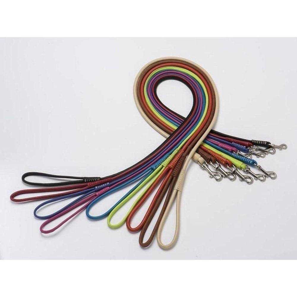 Soft Leather Round Leash W375427